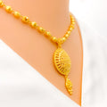 22k-gold-Special Wire Work Necklace Set 