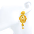 Grand Hanging Chand 22k Gold Earrings