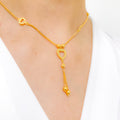 Dressy Heart Necklace Set