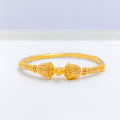 Lightweight 22k Gold Meenakari Bangle