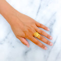 Elevated Traditional 22k Gold Ring