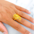 Elevated Traditional 22k Gold Ring