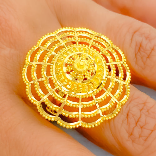 Grand Open Flower Ring