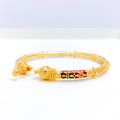 Festive 22k Gold Meenakari Bangle