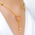 Charming Butterfly CZ Necklace