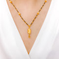 Gracefully Carved Mangal Sutra Necklace
