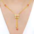 Exclusive Floral CZ Necklace