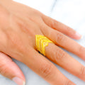 Fancy Striped Vanki Ring