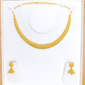 Regal Shimmering 22k Gold Choker Set