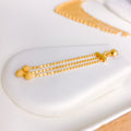 Exquisite Falling Tassel Necklace Set