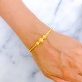 Wavy Gold Bangle 22k Gold Bracelet