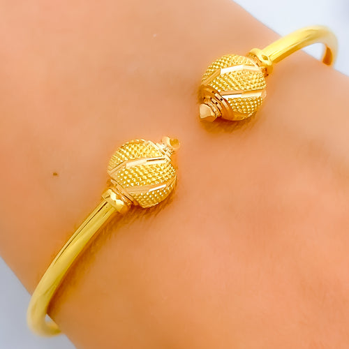 Lavish Striped Bangle Bracelet