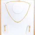 Dainty Graduated 22k Gold Orb Set