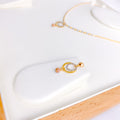 Elevated Circles Necklace Set