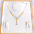 Sophisticated Two-Tone Necklace Set