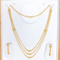 Dressy Shimmering 22k Gold Orb Set