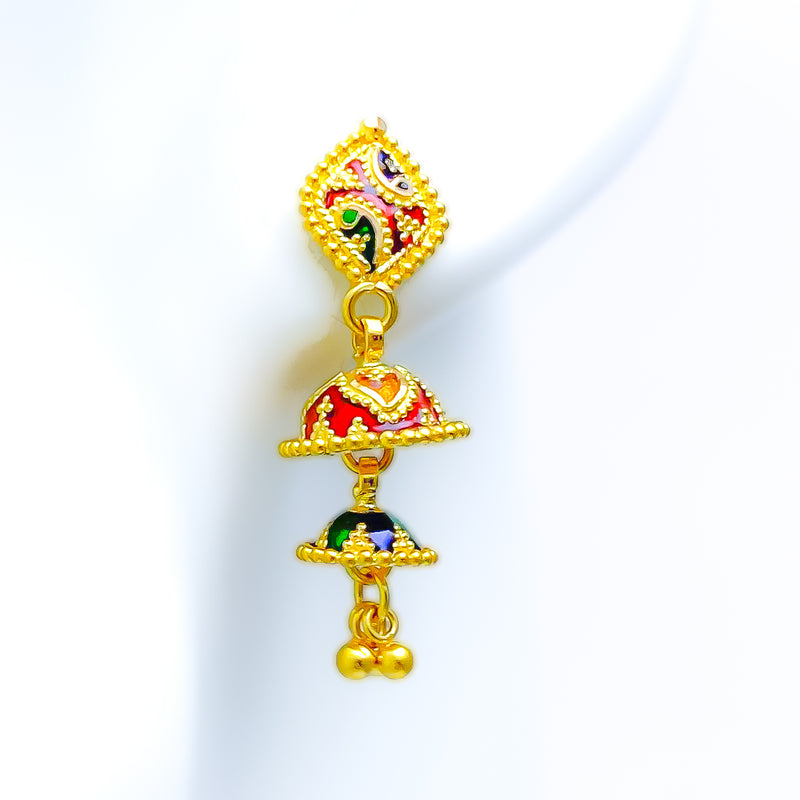 delightful-22k-gold-meena-earrings
