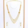 Exclusive Glistening Four 22k Gold Lara Set