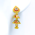 stylish-heart-22k-gold-meenakari-earrings