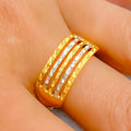 22k-gold-attractive-alternating-two-tone-striped-ring