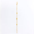 Sleek Chic Orb 22k Gold Bracelet