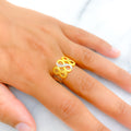 22k-gold-Ornate Infinity Ring 