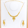 Exclusive Jali Work Chand 22k Gold Necklace Set