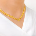 Unique High Finish Necklace 22k Gold Set