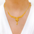 22k Contemporary Gold Necklace Set