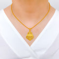Elegant High Finish Gold 22k Gold Pendant