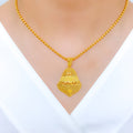 Elegant High Finish Gold 22k Gold Pendant