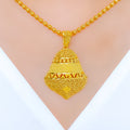 Elegant High Finish Gold 22k Gold Pendant