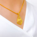 Elegant High Finish Gold 22k Gold Pendant