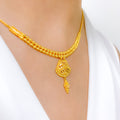 22k gold Traditional Beaded Necklace Set