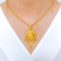 Upscale High Finish Pendant 22k Gold Set