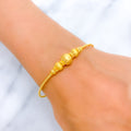 22k-gold-Classic Glistening Bangle Bracelet  