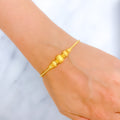22k-gold-Glossy Timeless Bangle Bracelet 