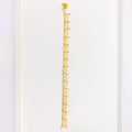 22k-gold-Festive Dangling Multi-bead Anklet