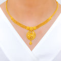 Elevated Chand Drop Necklace 22k Gold Set