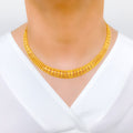 Regal Shimmering 22k Gold Choker Set