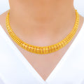 Regal Shimmering 22k Gold Choker Set