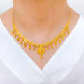 Exclusive Festive Tassel 22k Gold Necklace Set