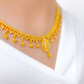 Exclusive Festive Tassel 22k Gold Necklace Set