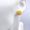 Accented Flower Earrings