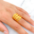 Traditional Fancy Spiral 22k Gold Ring