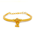 Attractive Tassel 22k gold Flexi Bangle Bracelet