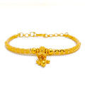 Charming Chandelier 22k gold Flexi Bangle Bracelet