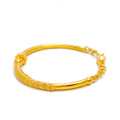 Classic High Finish 22k gold Flexi Bangle Bracelet