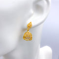 Modern Jazzy 22k Gold Earrings