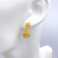 Petite Hanging 22k Gold Earrings